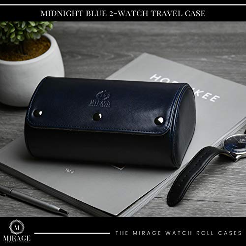 Watch Travel Case for Men Watch Roll for Travel Organizer and Display Watch Case (6 Count)