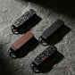 Metallic Aluminum Red Forge Carbon Fiber Key Organizer holder