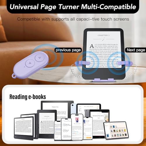 Remote Control Page Turner and Stand for Kindle Paperwhite Oasis eReaders