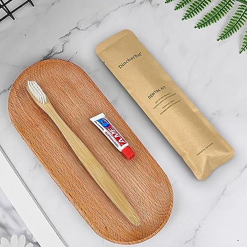 Bamboo Toothbrushes Kit Bulk (100 Count)