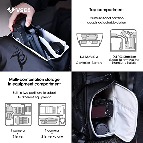 Black Snipe 16L Camera Backpack for DSLR