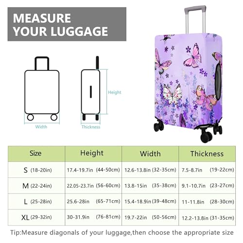 Travel Luggage Cover Suitcase Protector Fits 18