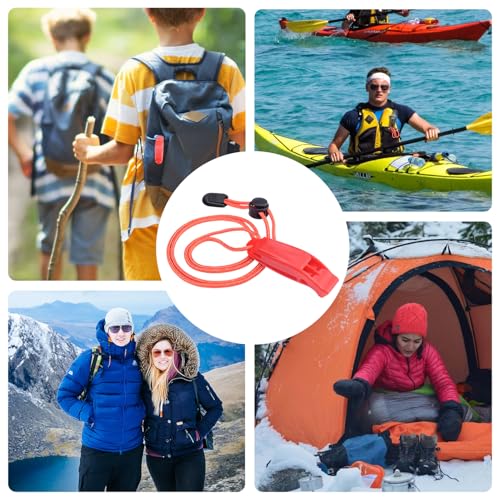 4 Pack Emergency Whistles