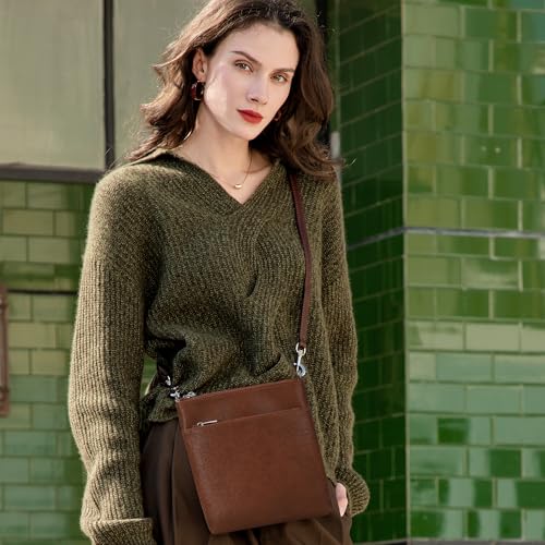 Genuine Leather Small Crossbody Bags for Women Travel Leather Purse