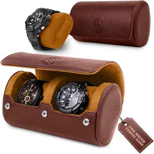 2 Watch Travel Case for Men