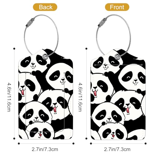 2Pack Luggage Tags for Suitcases