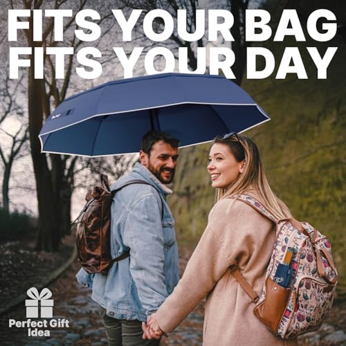 Compact Travel Umbrella for Rain