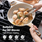 12.5inch Ceramic Nonstick Frying Pan Paella Pan Skillet