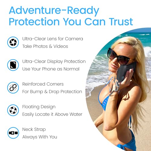 Floating Waterproof Phone Pouch Case Universal for iPhone Android