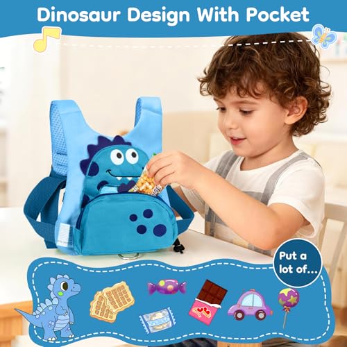 3 in 1 Toddler Harness Leash with Key Lock for Boys Girls