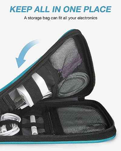 Large Electronics Organizer Travel Case for Tech Accessories