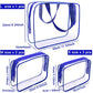 6 Packs Clear Makeup Bags