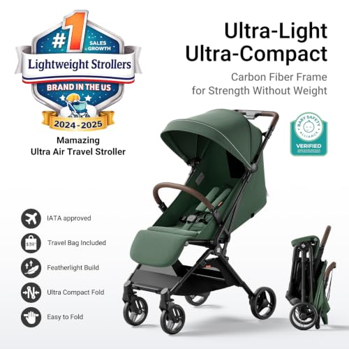 Ultra Air Lightweight Baby Travel Stroller with Carbon Fiber Frame