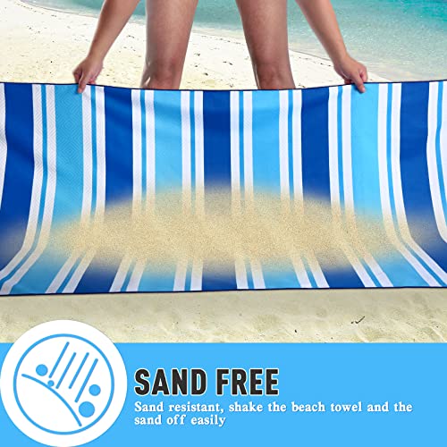 2 Pack Microfiber Beach Towel