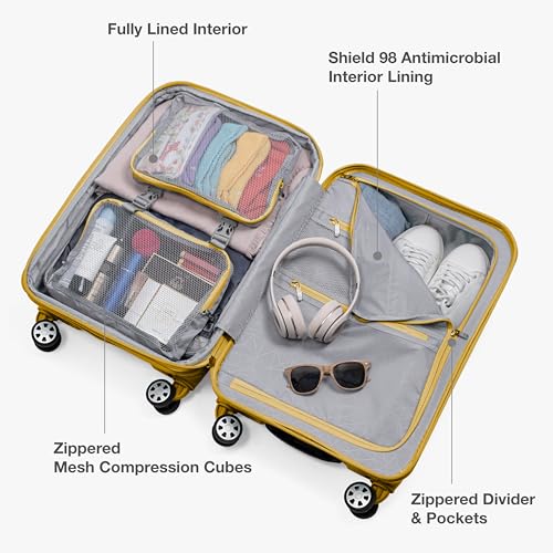 Pagosa Hardshell Expandable Luggage with Spinner Wheels