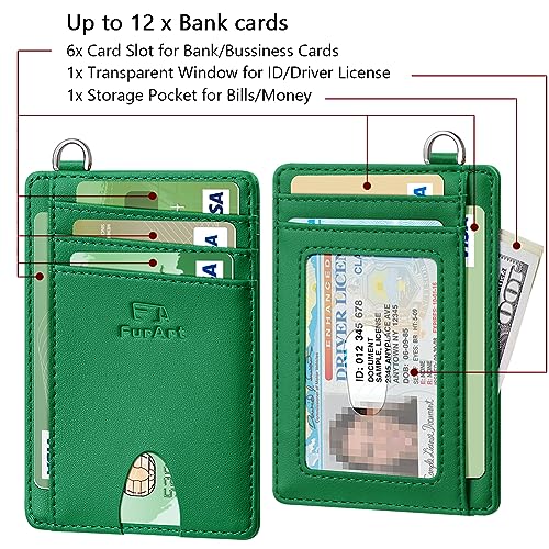 Slim Minimalist Wallet RFID Credit Card Holder for Men