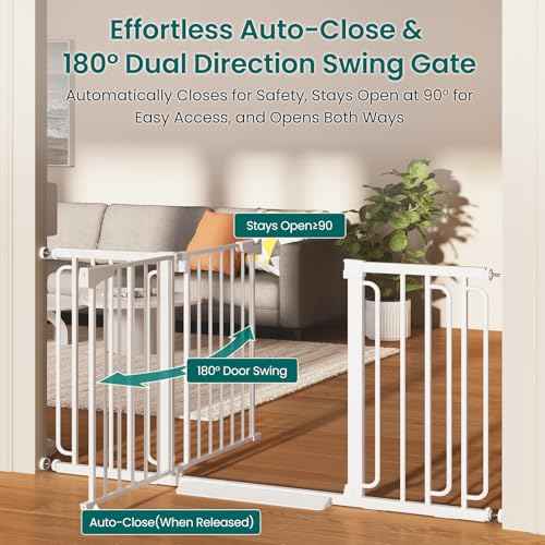 30.4 56.8" Extra Wide Baby Gate