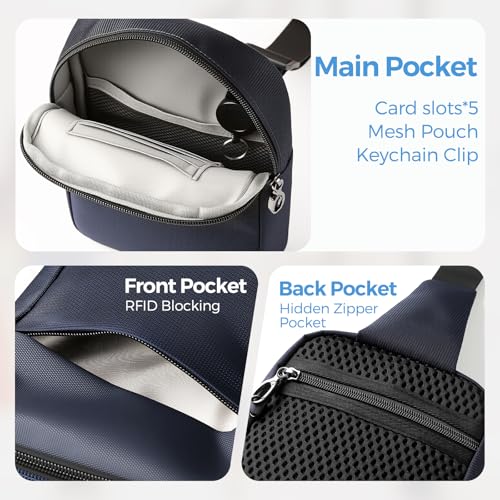 Sling Bag Anti Theft Sling Crossbody Bag for Women Men