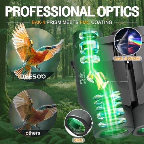 25x32 Compact Bird Watching Binoculars