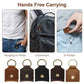 Genuine Leather SD Card Holder Keychain