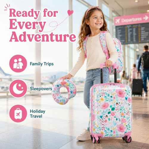 4 Pcs Kids Luggage Set (4 Count)