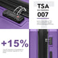 4 Piece Luggage Sets Expandable with Spinner Wheels TSA Lock (4 Count)