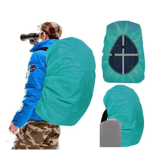 Waterproof Backpack Rain Cover Lake blue