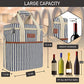 Insulated Wine Cooler Bag Leakproof 6 Bottle Tote Carrier (6 Count)