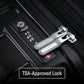 Freeform Large Checked Luggage with Dual 360° Spinner Wheels