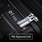 Freeform Large Checked Luggage with Dual 360° Spinner Wheels