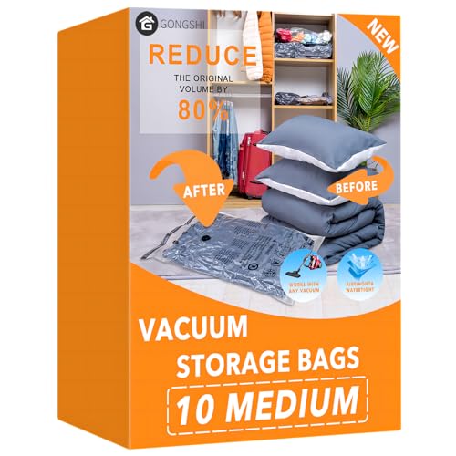 Vacuum Storage Bags for Clothing (10 Count)