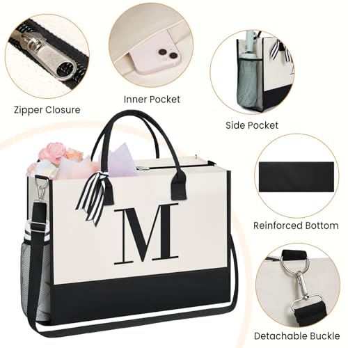 Personalized Initial Tote Bag