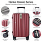 24 Inch Luggage Suitcases With Spinner Wheels Lightweight PC Hard Shell Rolling Suitcase With Travel Lock