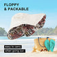 Women Floral Reversible Wide Brim Sun Hats Summer UV Protection Hiking Fishing Hat Wired Edge Beach Garden Lawn Work Cap Chin Strap