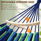 Cotton Hammock 8.9x4.9ft Holds Up to 660lbs Prevents Side