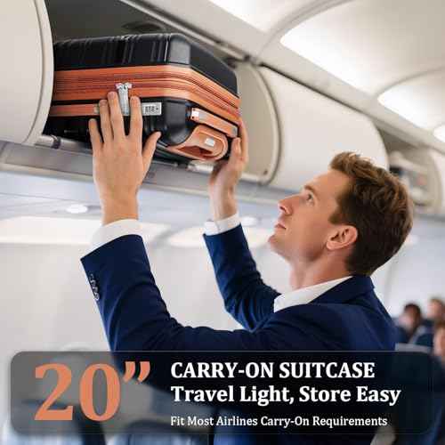 Luggage Sets 6 Piece Expandable Suitcase (6 Count)