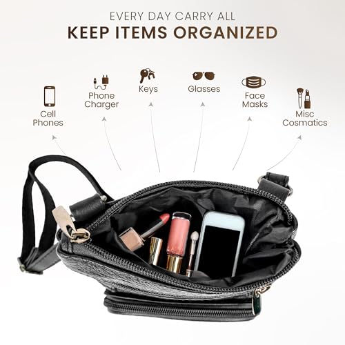 leather Crossbody Purses for Women