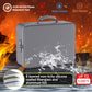 Fireproof File Organizer Bag with 13 Pockets Accordion File Folder