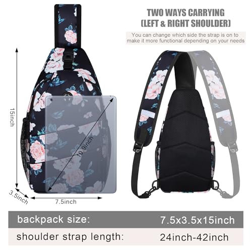 Crossbody Bags for Women Men Trendy Sling Bag Backpack Chest Bag