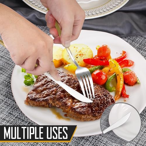 Gradient Gold Silverware Set