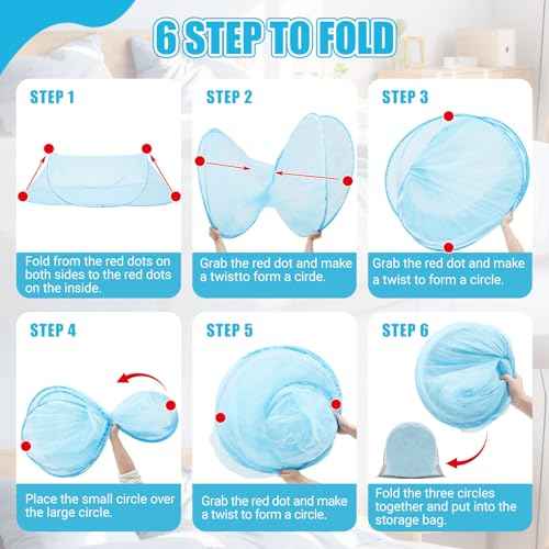 2 Pcs Mosquito Netting for Camping Bed 78 * 31 * 22 Inch (2 Count)