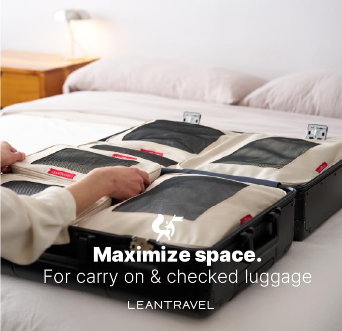 Premium Compression Packing Cubes for Travel