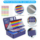 Fireproof File Organizer Bag with 13 Pockets Accordion File Folder