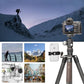 Compact Carbon Fiber Travel Camera Tripod with Ball Head