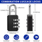50 Pack 3 Digit Combination Lock Small Combo Locks Waterproof Luggage Number Padlock for Backpack Suitcases Traveling Toolbox School Gym Employee Locker (50 Count)