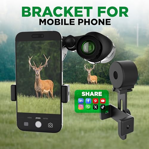 20x50 High Powered Binoculars for Adults with Smart Phone Adapter