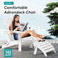 Outdoor Adirondack Chair Set of 6 with Cup Holders (6 Count)