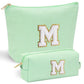 Initial Makeup Bag for Women Girls