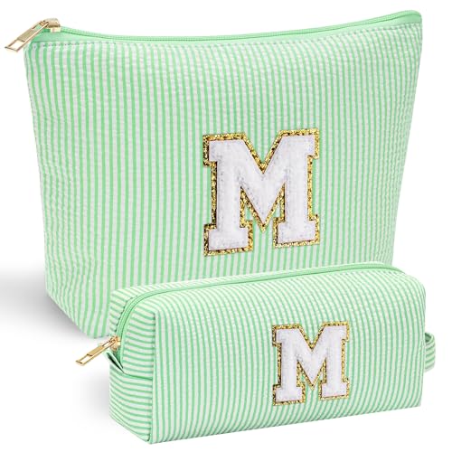 Initial Makeup Bag for Women Girls