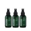 ALŌH Sanitizing Hand Mist 3-pack | Peppermint Eucalyptus + Aloe | 70% Alcohol Hydrating Hand Sanitizer Spray with Essential Oil, for Kids & Adults | 2oz Travel Size Bottle (Set of 3)